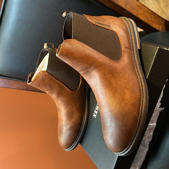 Leather brown boots for young boy - Picture 2 of 4